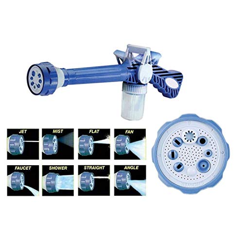 EMNDR® Ez Jet Water Cannon 8 in 1 Turbo Water Spray Gun for Car with inbuilt Soap Dispenser Tank for Car Bike Washing Gardening Washing Gardening with inbuilt Soap Dispenser Tank - Image 4