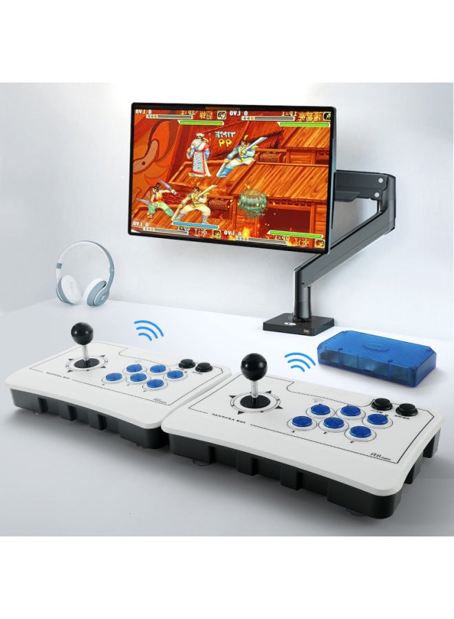 2025 Wireless Split Rocker Game Machine Pandora Connected TV King Fighting Machine All-in-One-Product Color:Wired Double Joystick Integrated  - Image 4