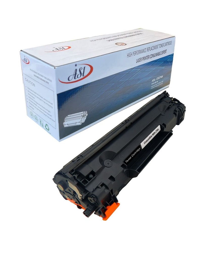 ASL خرطوشة حبر متوافقة مع CE278A 78A، سوداء - Image 2