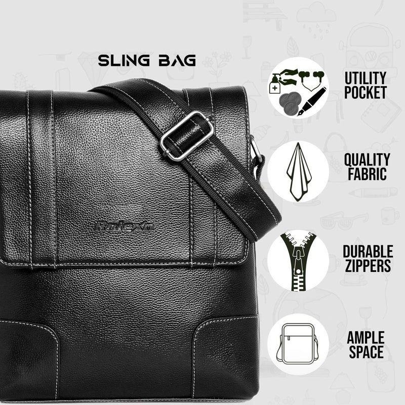 ROLEXO Men's Synthetic Leather Casual Crossbody/Sling Bag - Image 5