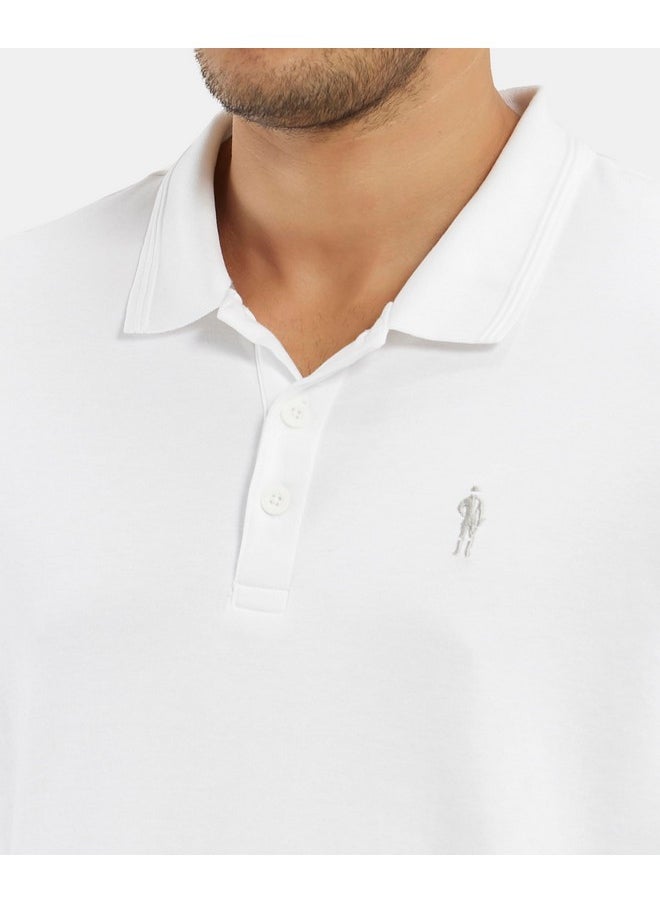 JOCKEY - Jockey Men's Solid Regular Fit Half Sleeved Polo T-Shirt (3912_Pack of 1_White XXL) - Image 1