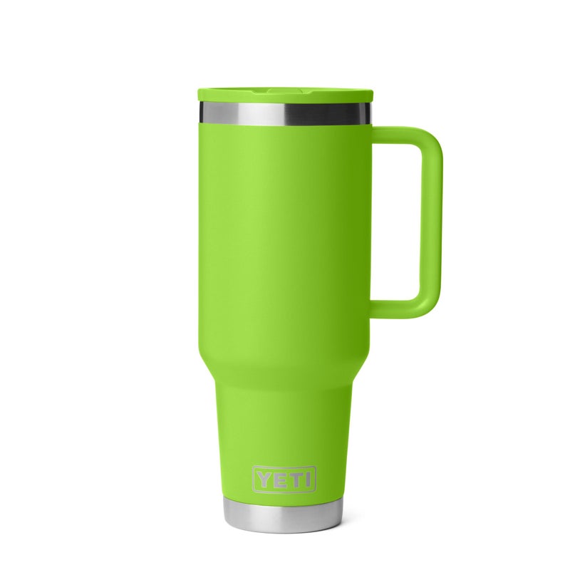YETI Rambler 40 oz Travel Mug with Flip Straw Lid Stainless Steel Vacuum Insulated Leakproof Cup Holder Friendly Venom - Image 2