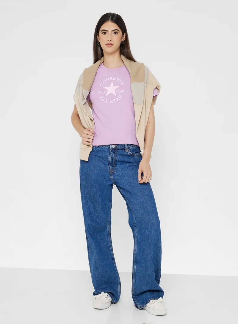 كونفرس Chuck Patch Glitter T-Shirt