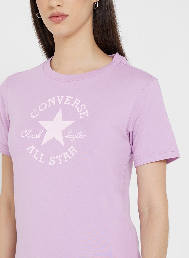 CONVERSE Chuck Patch Glitter T-Shirt - Image 3