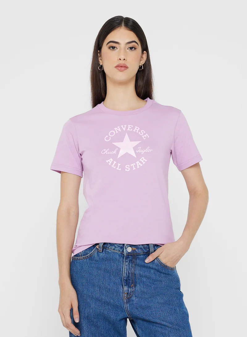 كونفرس Chuck Patch Glitter T-Shirt