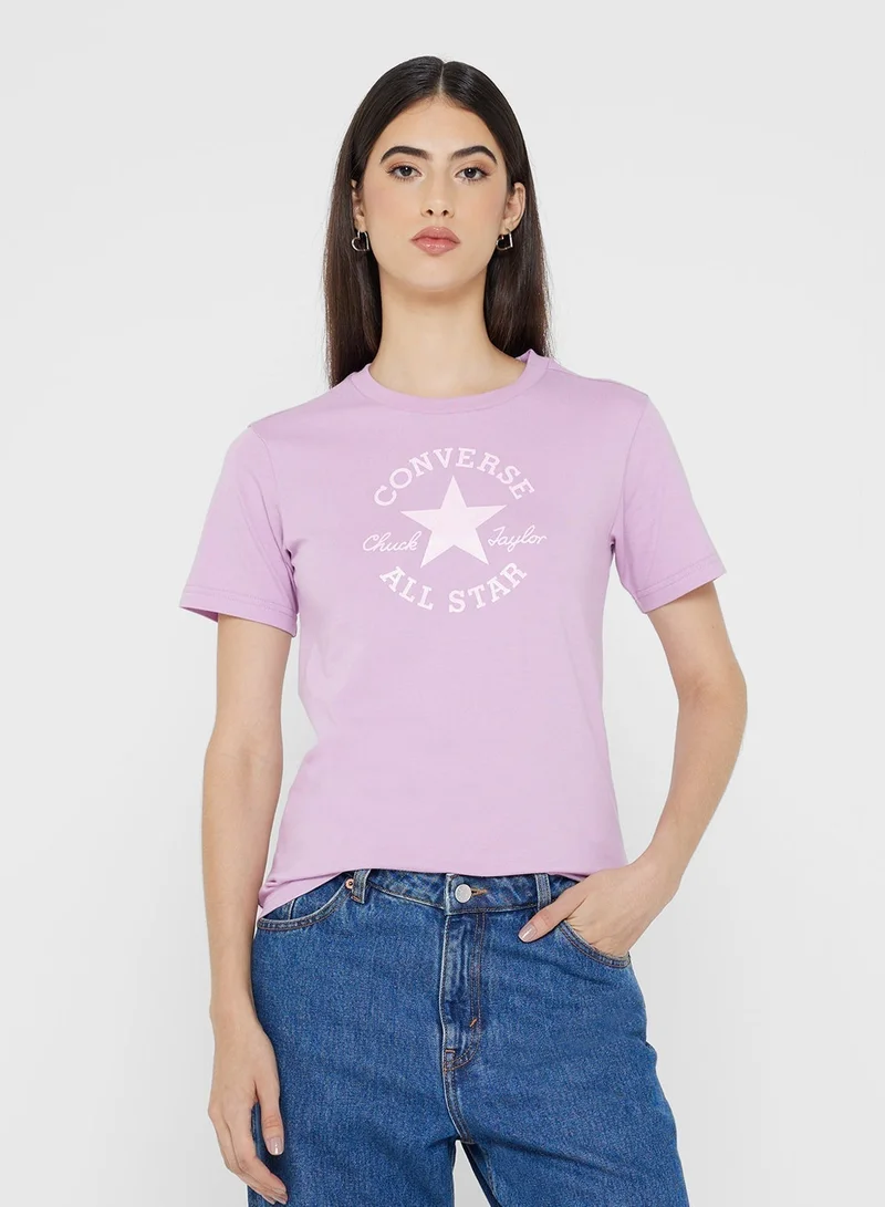 CONVERSE Chuck Patch Glitter T-Shirt