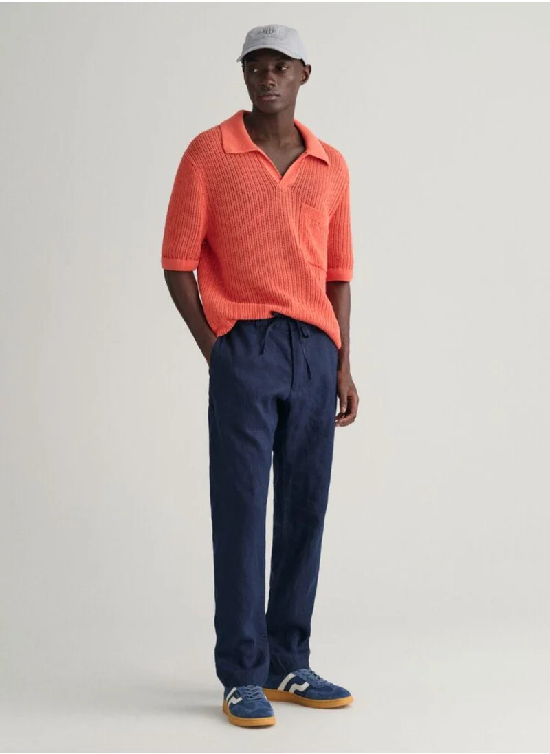 GANT Gant Relaxed Fit Linen Drawstring Pants