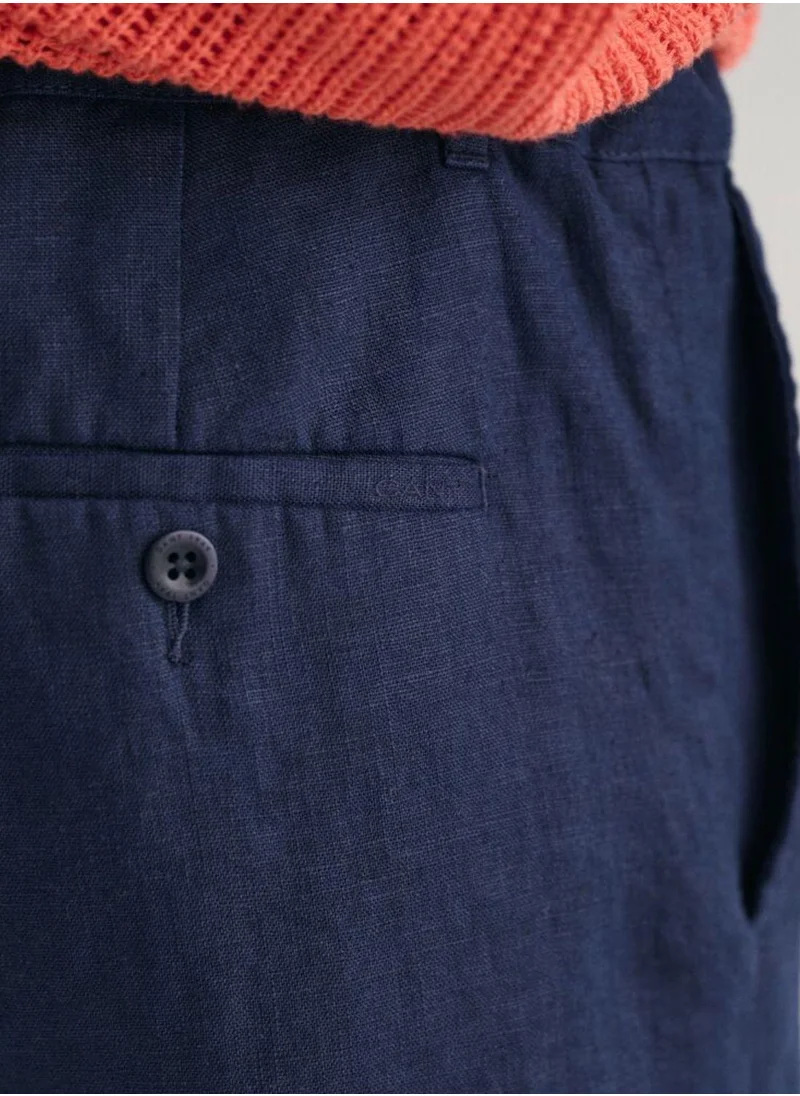 GANT Gant Relaxed Fit Linen Drawstring Pants