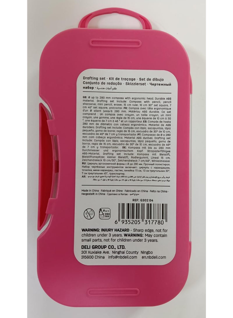 ديلي مجموعة أدوات الرسم الهندسي من ديلي G30204، 8 قطع، من بايونير - Image 2