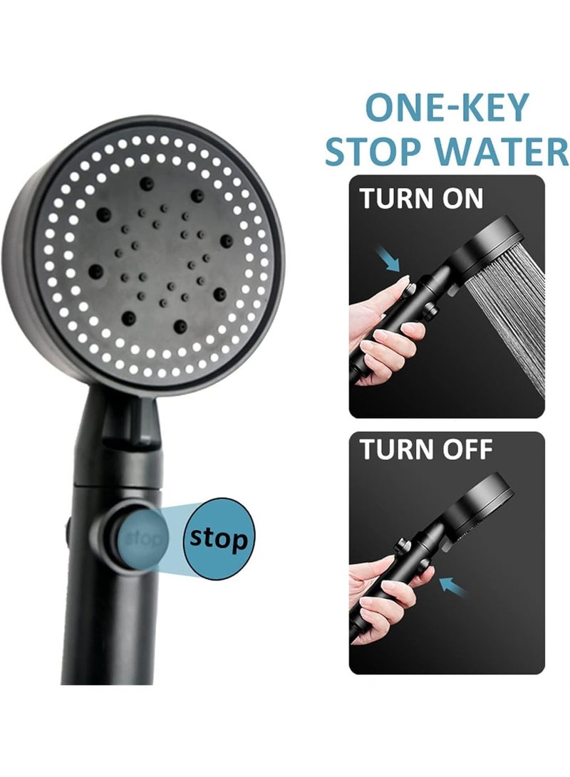 Bathroom shower head with five water pumping modes different forms  - Image 3