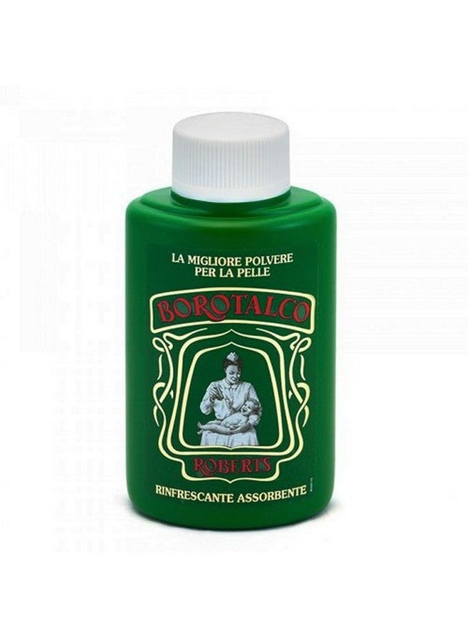Borotalco بودرة تالكو بتشطيب طبيعي للعناية بالبشرة برميل 200 جرام