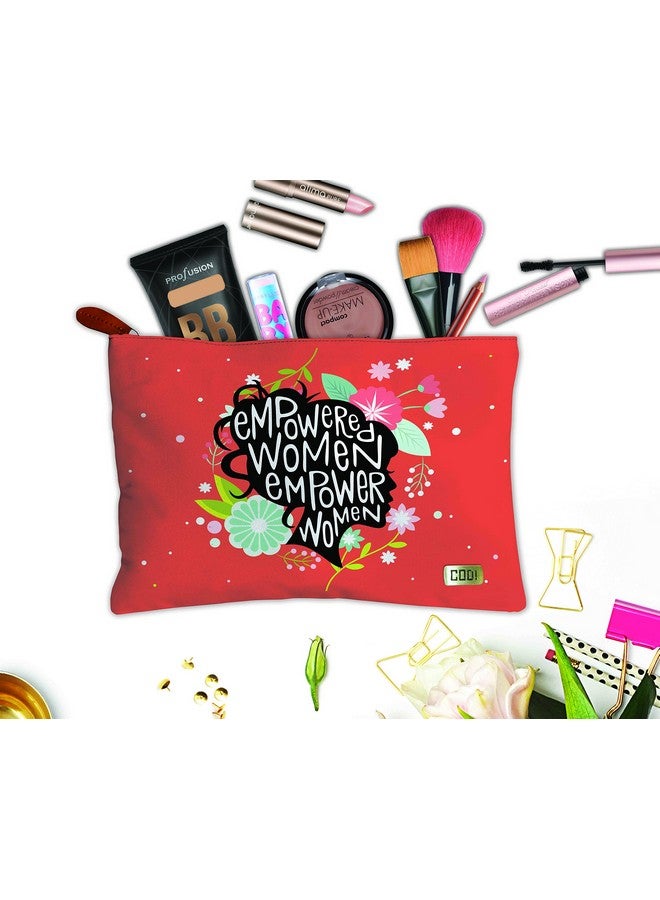 Paper Plane Design Multipurpose Canvas Pouch for Travel, Cosmetic,Office, Stationary, Gadgets, Money Purpose, Handbag. - Design 3 - Image 3