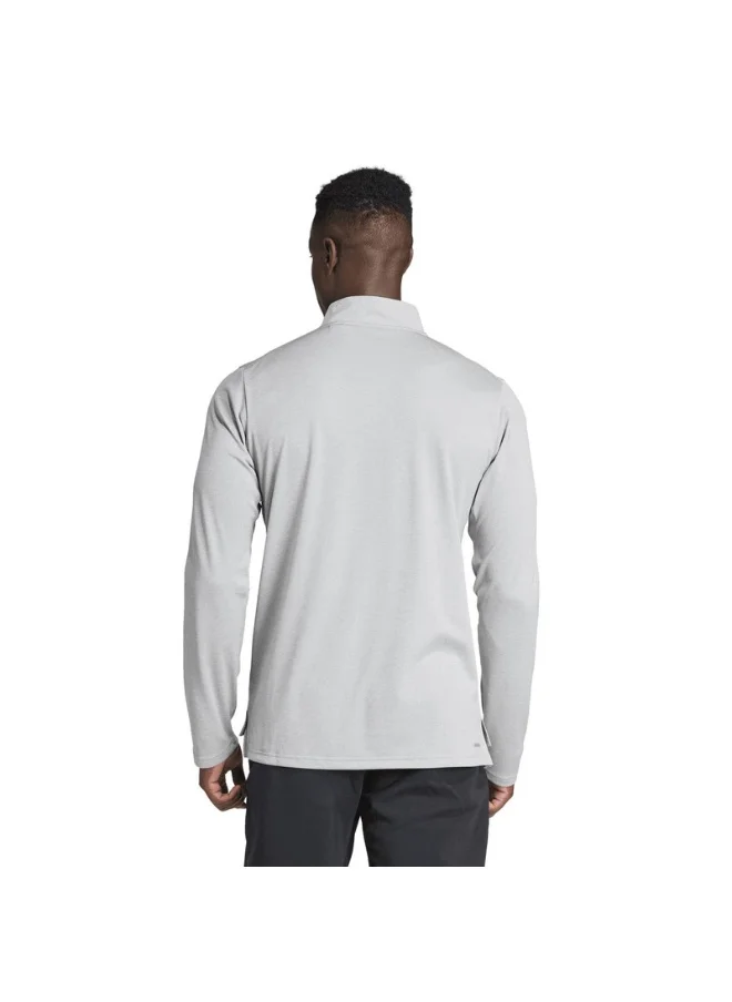 اديداس adidas TR-ES 1I4ZIP Grey Training SWEATSHIRTS for Men - XS