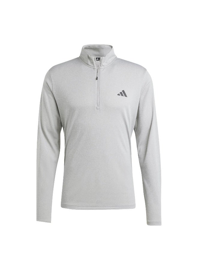 Adidas Adidas Tr-Es 1I4Zip M Grey Training Sweatshirts For Men - Image 1