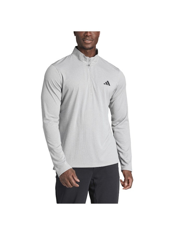 Adidas Adidas Tr-Es 1I4Zip M Grey Training Sweatshirts For Men - Image 3