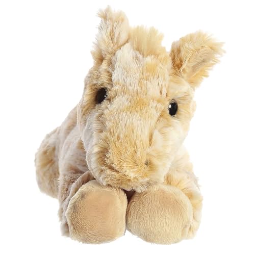 Aurora Adorable Mini Flopsie Caramel Horse Stuffed Animal Mini Companions Ready for Playful Adventures for Kids All Ages Toddlers Adults and Families Brown 8 Inches - Image 5