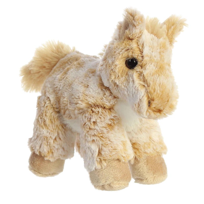 Aurora Adorable Mini Flopsie Caramel Horse Stuffed Animal Mini Companions Ready for Playful Adventures for Kids All Ages Toddlers Adults and Families Brown 8 Inches - Image 3