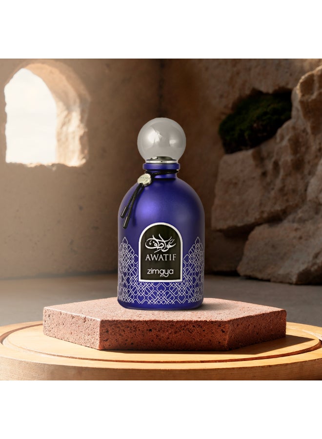 zimaya عطر زيميا عواطف الأزرق للنساء، 100 مل - Image 3