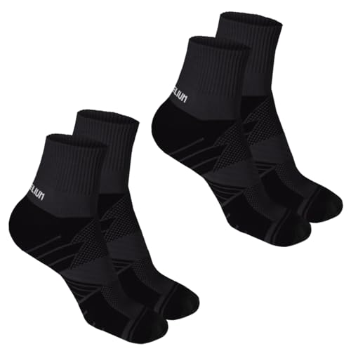 HEELIUM Bamboo Athletic Socks for Men & Women | 3X Tougher & Durable, Ultra Soft & Blister Resistant | Perfect for Gym, Sports & Long Distance Running - Image 1