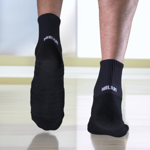 HEELIUM Bamboo Athletic Socks for Men & Women | 3X Tougher & Durable, Ultra Soft & Blister Resistant | Perfect for Gym, Sports & Long Distance Running - Image 5