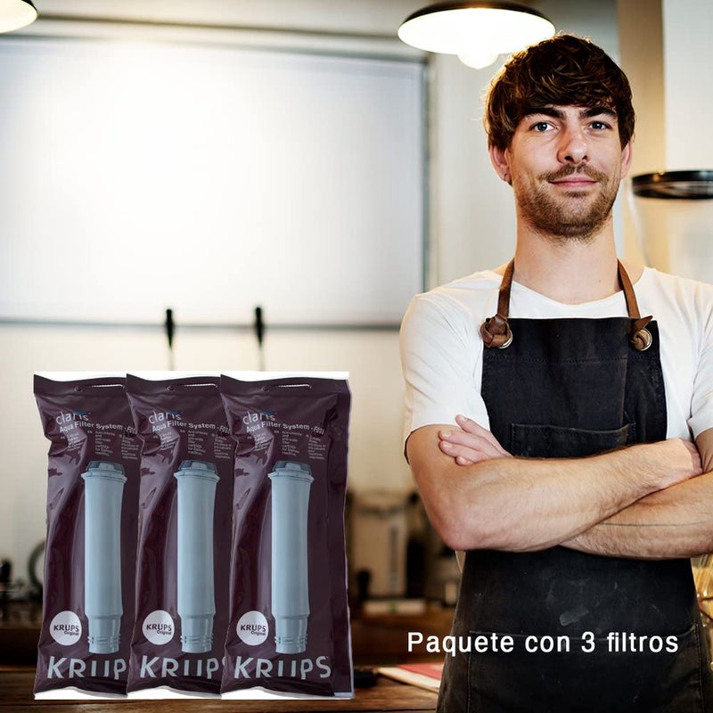 KRUPS F088 Aqua Filter System Water Filtration Cartridge - 3 Pack - Image 2