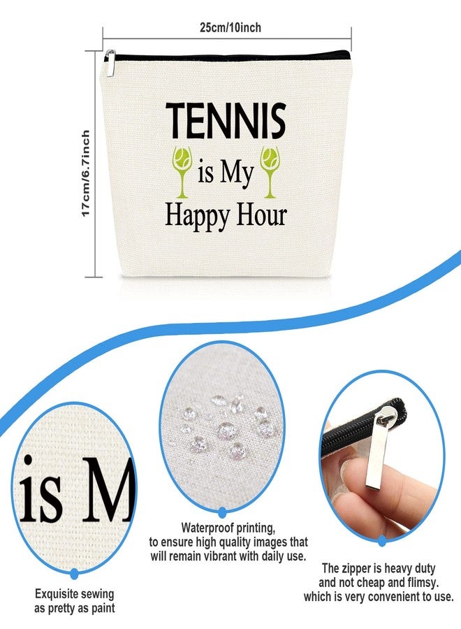 هدايا لمحبي التنس، حقيبة مستحضرات تجميل، هدية عيد ميلاد للاعبة فريق التنس، هدية لمدربة التنس، حقيبة مكياج، هدايا تنس للأصدقاء وزملاء العمل، حقيبة سفر لعيد الميلاد - Image 2