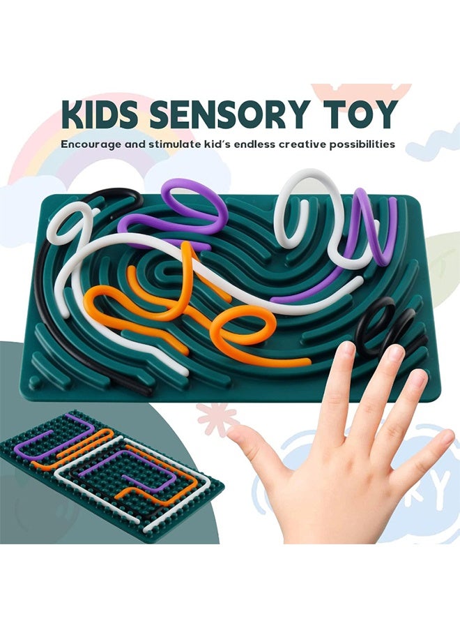 ألعاب فidgets الحسية للأطفال الأولاد الصغار، لوحة نشاط حسية للتوتر والقلق للأطفال المصابين بالتوحد واضطراب نقص الانتباه، لتهدئة التوتر والقلق للأطفال، هدايا للبالغين. - Image 5