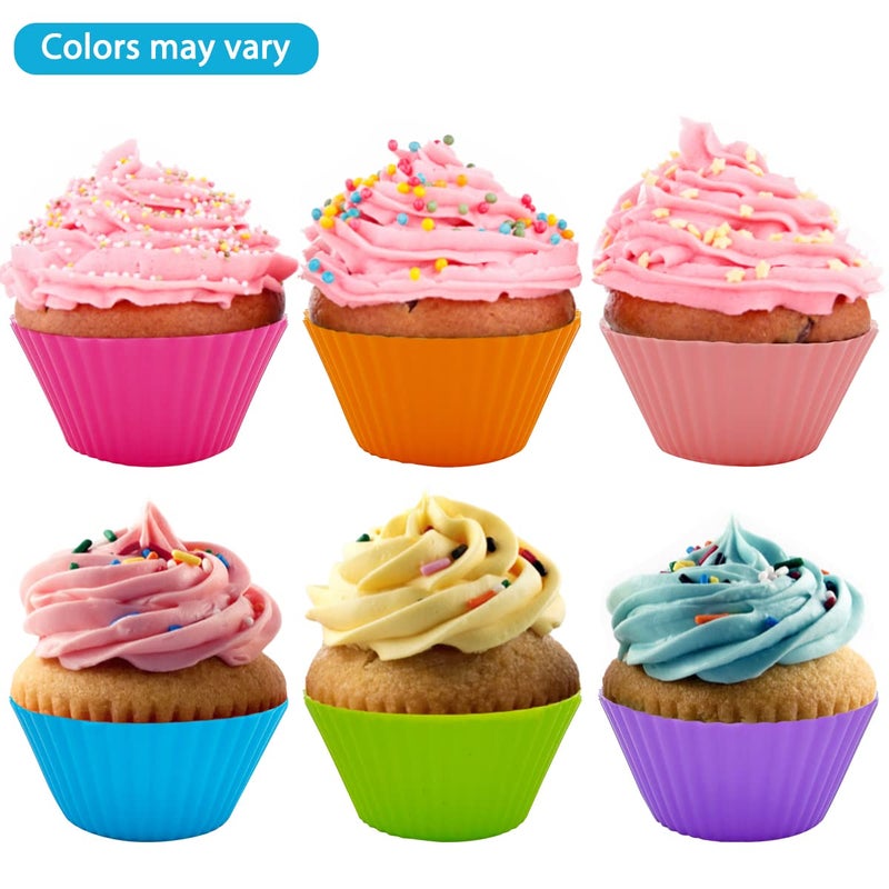 DaKuan 52 PCS Bento Box Lunch Box Kit  DaKuan Bento Box Accessories 12pcs Silicone Cupcake Liners with 40pcs Food Picks - Image 2