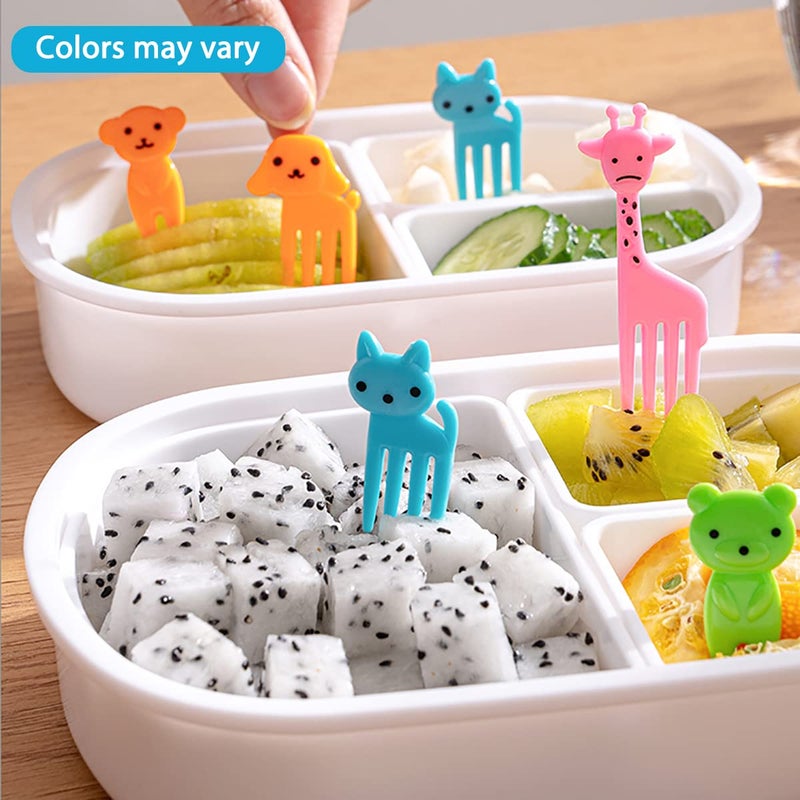 DaKuan 52 PCS Bento Box Lunch Box Kit  DaKuan Bento Box Accessories 12pcs Silicone Cupcake Liners with 40pcs Food Picks - Image 3