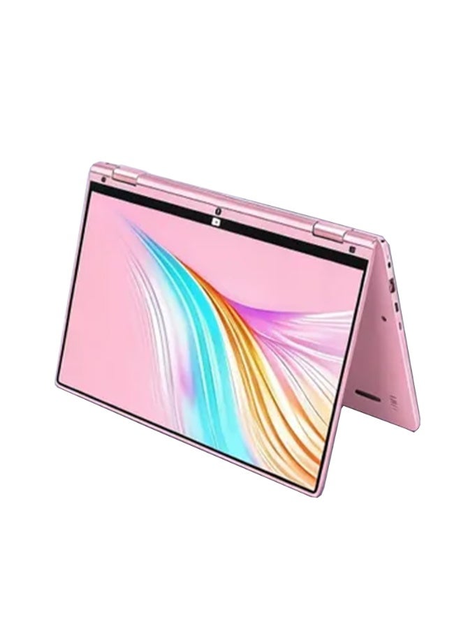 مول ويل حاسوب محمول 2-in-1 بشاشة 11.6 بوصة، معالج Celeron N4020 / ذاكرة RAM 6 جيجابايت / تخزين SSD 256 جيجابايت / كرت شاشة Intel HD الإنجليزية/العربية الوردي الناعم - Image 3