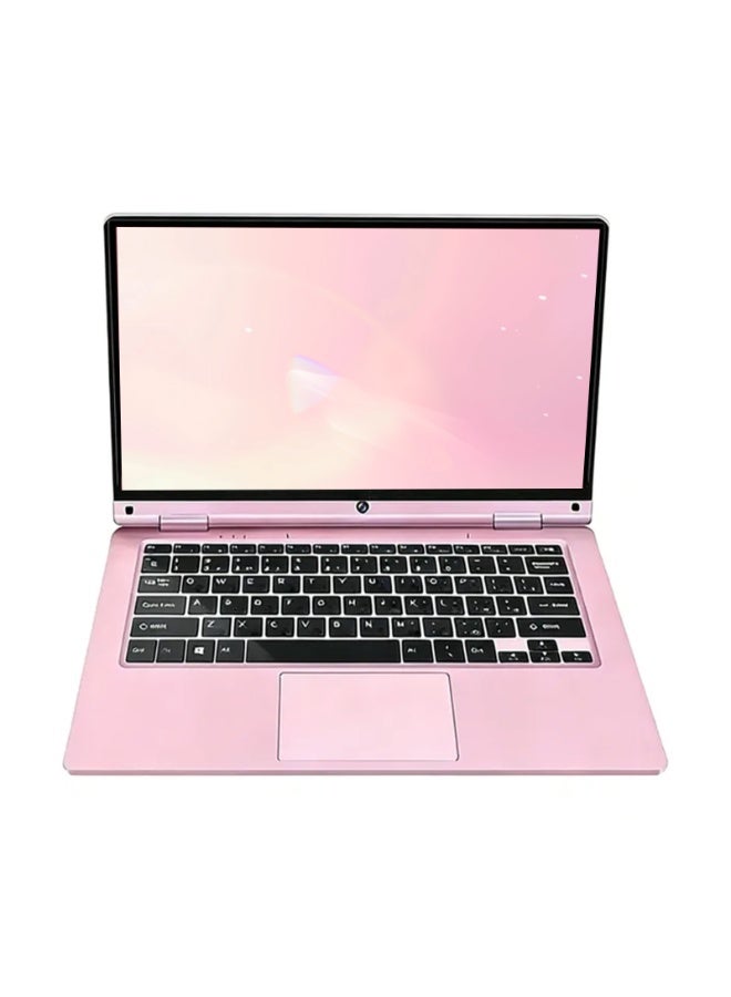 مول ويل حاسوب محمول 2-in-1 بشاشة 11.6 بوصة، معالج Celeron N4020 / ذاكرة RAM 6 جيجابايت / تخزين SSD 256 جيجابايت / كرت شاشة Intel HD الإنجليزية/العربية الوردي الناعم - Image 1