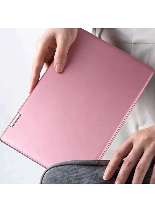 مول ويل حاسوب محمول 2-in-1 بشاشة 11.6 بوصة، معالج Celeron N4020 / ذاكرة RAM 6 جيجابايت / تخزين SSD 256 جيجابايت / كرت شاشة Intel HD الإنجليزية/العربية الوردي الناعم - Image 4