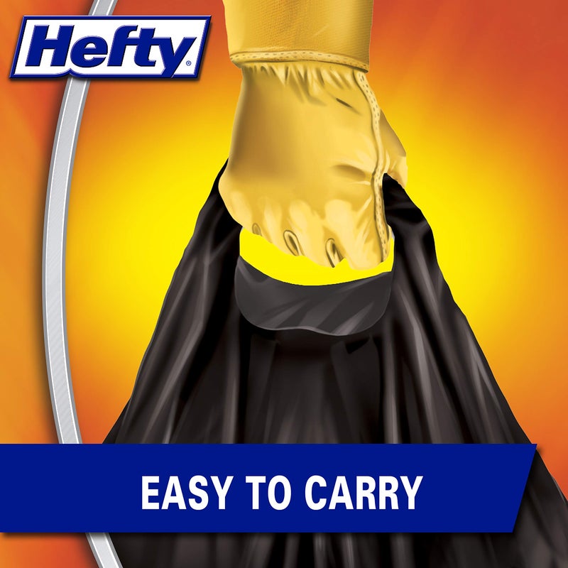 Hefty Load & Carry Heavy Duty Contractor Large Trash Bags, 42 Gallon, 26 Count - Image 5