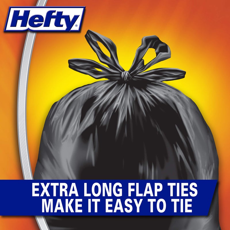Hefty Load & Carry Heavy Duty Contractor Large Trash Bags, 42 Gallon, 26 Count - Image 4