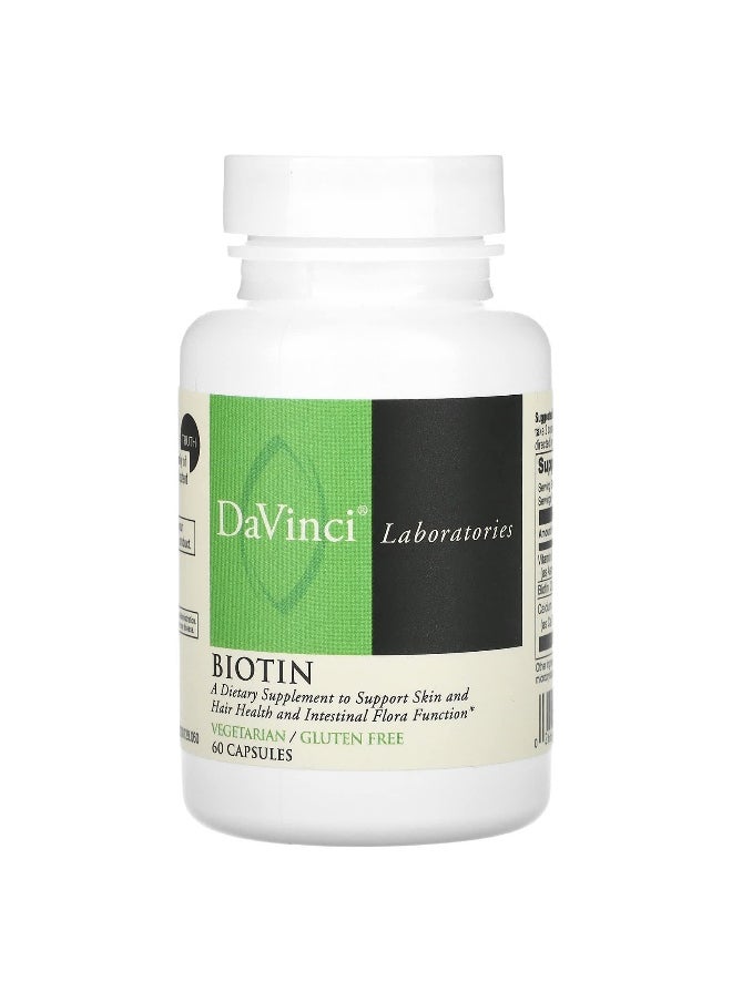 DaVinci Laboratories DaVinci Laboratories, Biotin, 60 Capsules  - Image 1