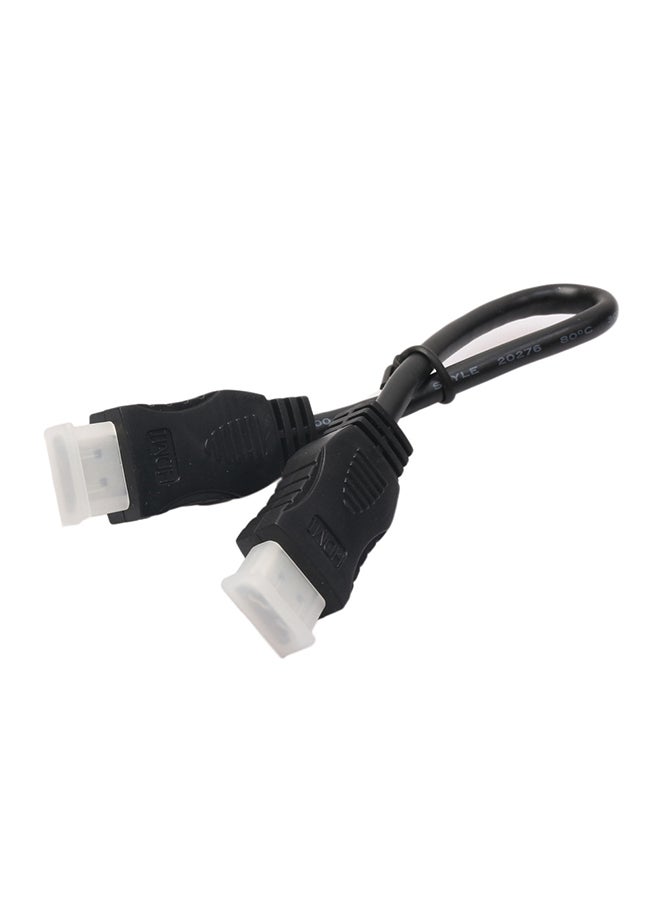 كابل HDMI عالي السرعة بإيثرنت أسود - Image 1