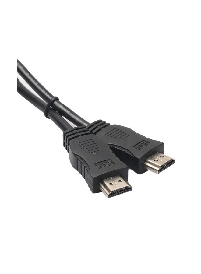 كابل HDMI عالي السرعة بإيثرنت أسود - Image 3