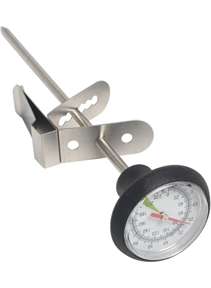 Stainless Steel Coffee Thermometer 0~100℃ — Precise Temperature Probe for Coffee Pots, Milk Frothers, and Hot Drinks, Ideal for Kitchens, Cafés, and Barista Use - Image 1