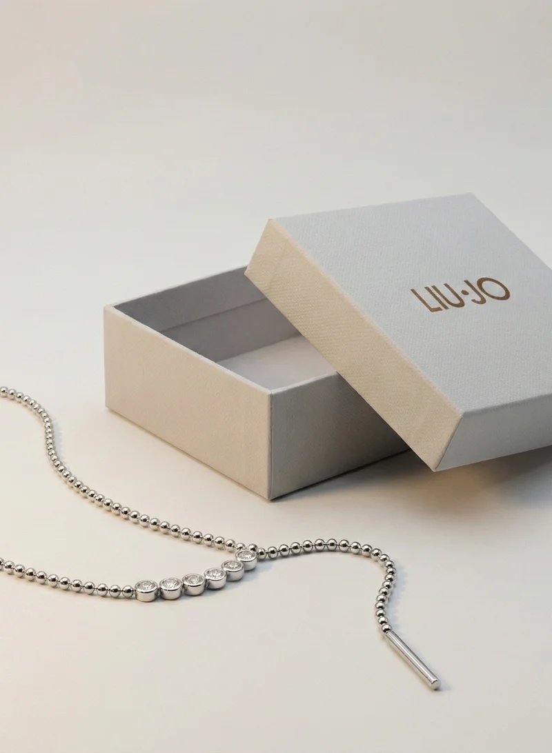 Liu Jo  Liu Jo Delicate Silver Necklace for Women | Best Price UAE