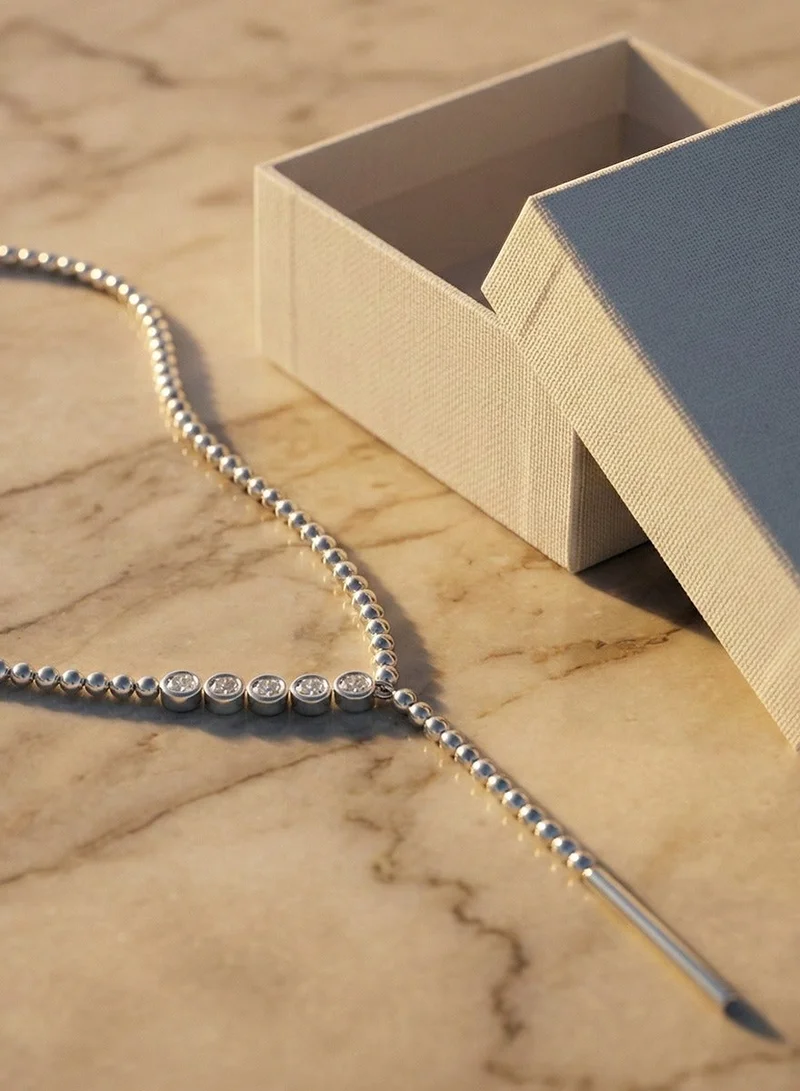 Liu Jo  Liu Jo Delicate Silver Necklace for Women | Best Price UAE