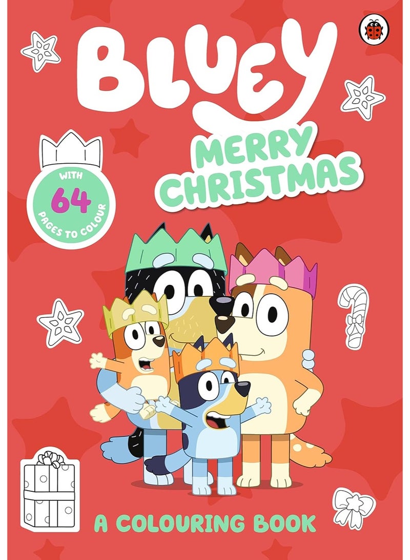 Bluey: Merry Christmas: A Colouring Book