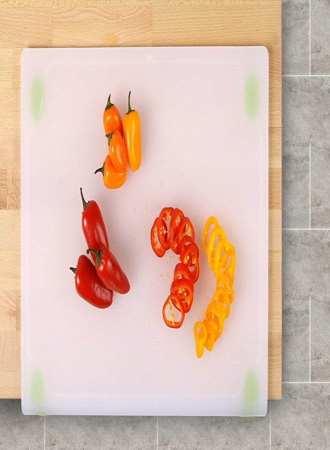 ديكساس لوح تقطيع/لوح عمل للمطبخ من ديكساس 431-22-383، مقاس 12.5 × 17 بوصة، لون طبيعي/أخضر - Image 5