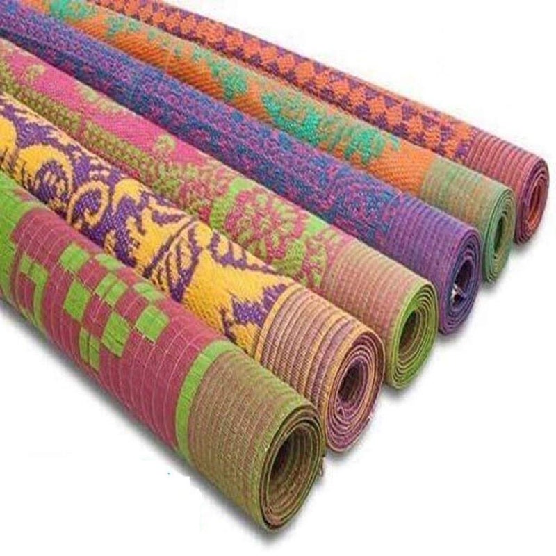 Prime hub Prisart Plastic Floor Mat Chatai Multi Color and Design Super Quality 6 4 - Image 1