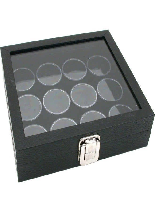 FindingKing Glass Top Jewelry Display Case 12 Gem Jar Insert New - Image 2