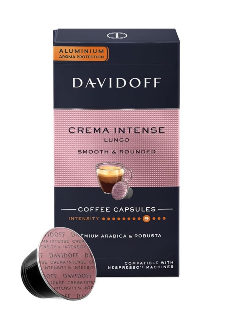 Davidoff Crema Intense Lungo Coffee Capsules 10 Capsules (55g)  - Image 1
