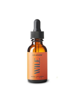 WILE Un-Worry Tincture For Women - Calm, Focus & Mood Support Supplement Liquid With Holy Basil, Bacopa & Reishi, Herbal Perimenopause, Menopause, Hormonal Support Drops For Stress And Anxiety, 1Fl Oz  - Image 1
