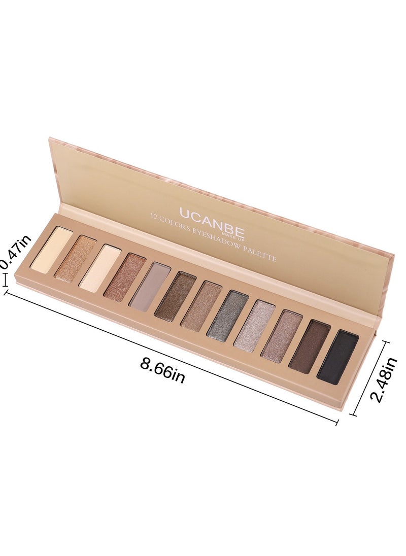 UCANBE 12 Color Matte Shimmer and Pearl Eyeshadow Palette - pzsku/Z1E7A142D482025597579Z/45/_/1723753929/36d12250-4206-4fd1-8cf0-20bc2ac1816d