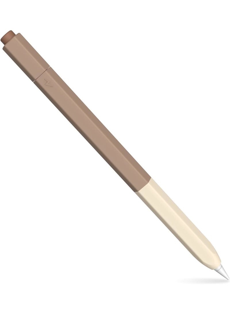 SOLARAE Silicone Grip Holder, Pencil Protective Sleeve Cover Accessories Compatible for Apple Pencil 2nd Generation Case Sleeve,Classic Design, Compatible Magnetic Charging and Double Tap - Image 1