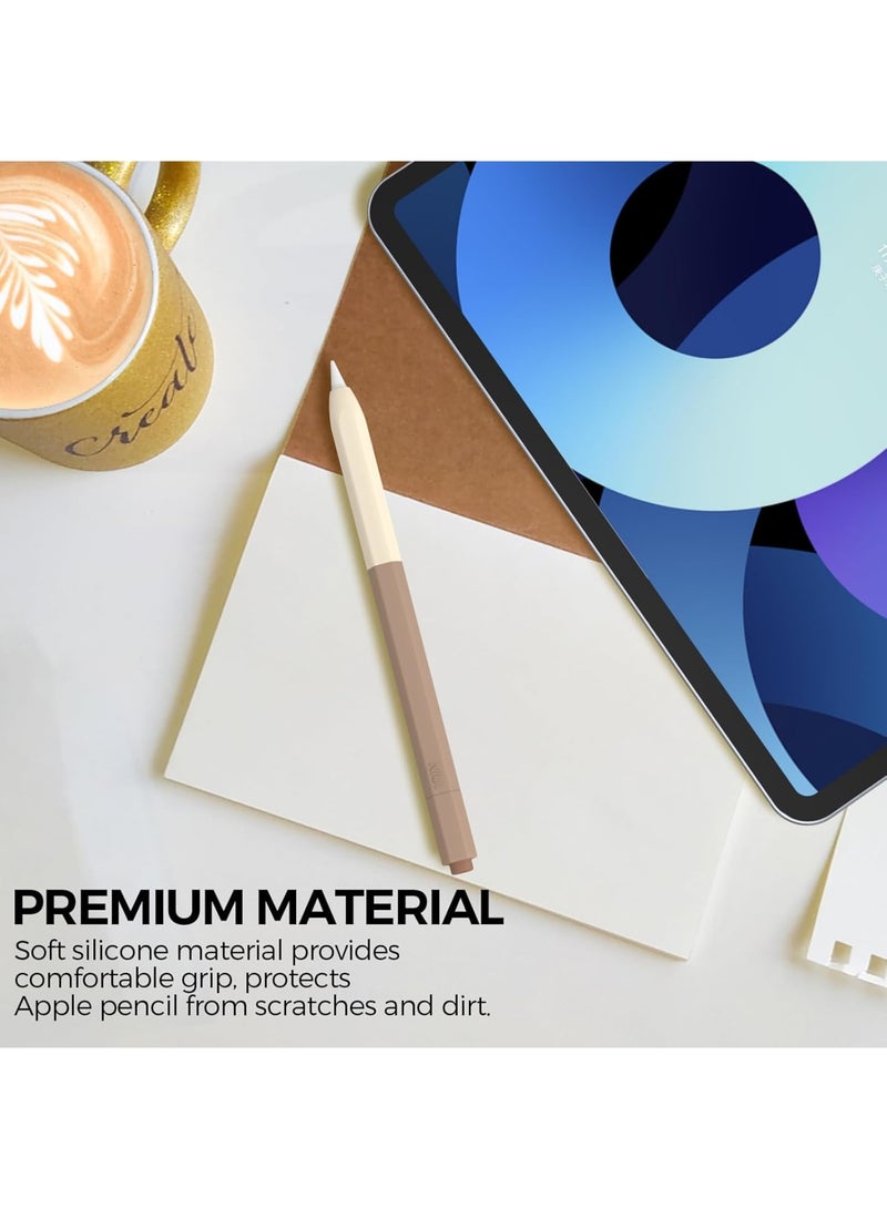 SOLARAE Silicone Grip Holder, Pencil Protective Sleeve Cover Accessories Compatible for Apple Pencil 2nd Generation Case Sleeve,Classic Design, Compatible Magnetic Charging and Double Tap - Image 5