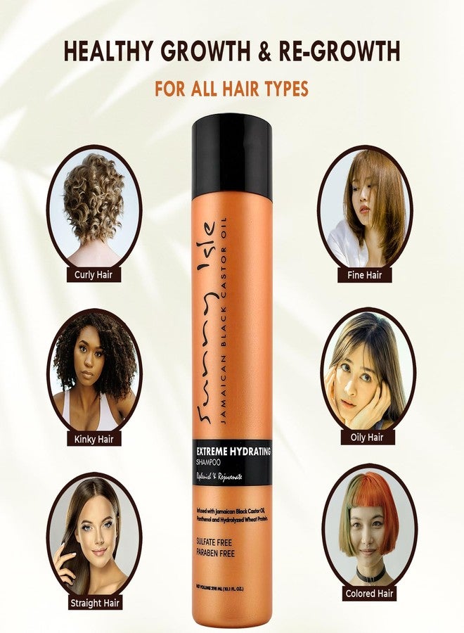 Sunny Isle Jamaican Black Castor Oil Extreme Hydrating Shampoo, Orange, 10 Fl Oz, Packaging May Vary - Image 4